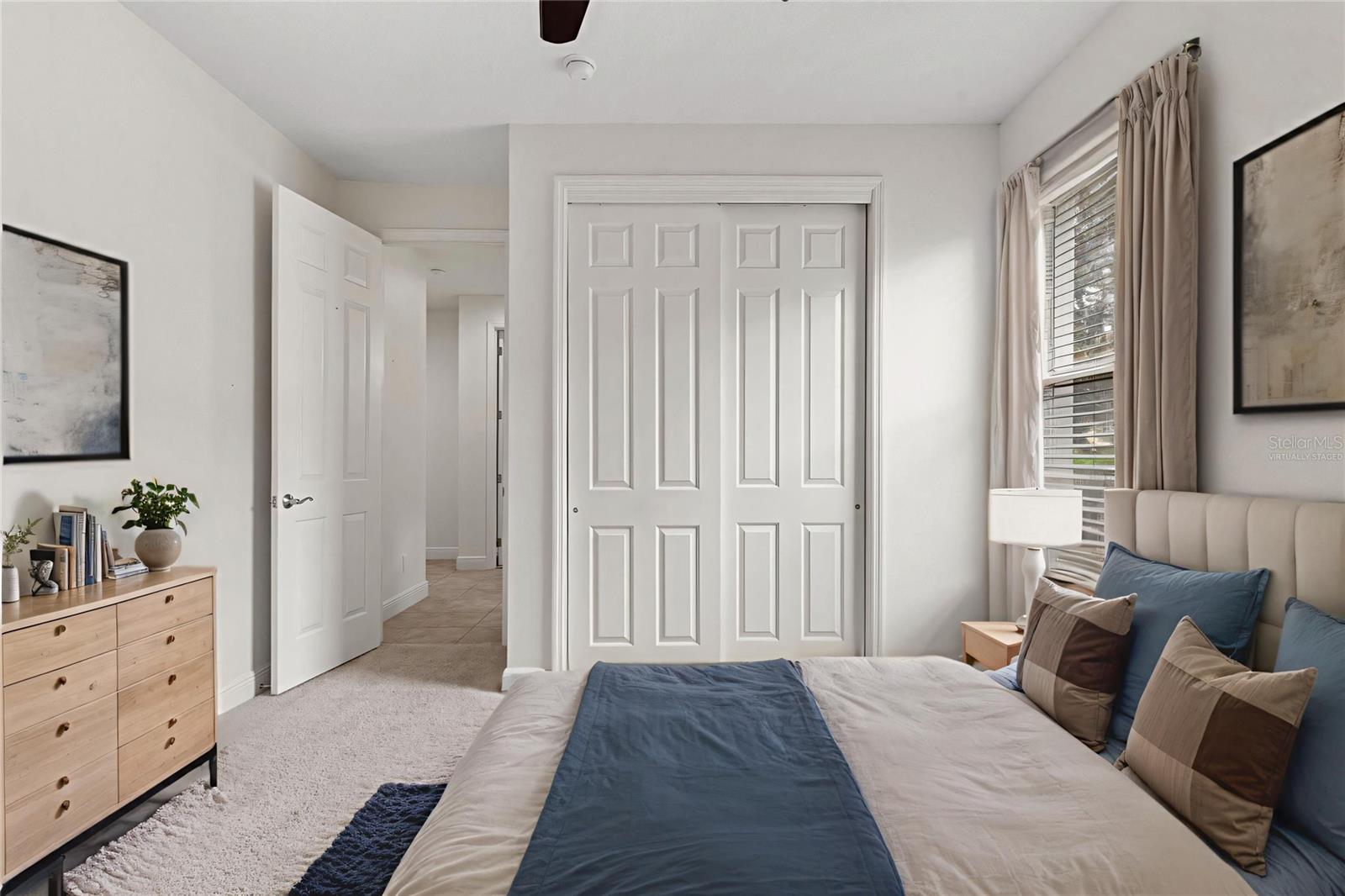 Virtually Staged-Bedroom Three Another view