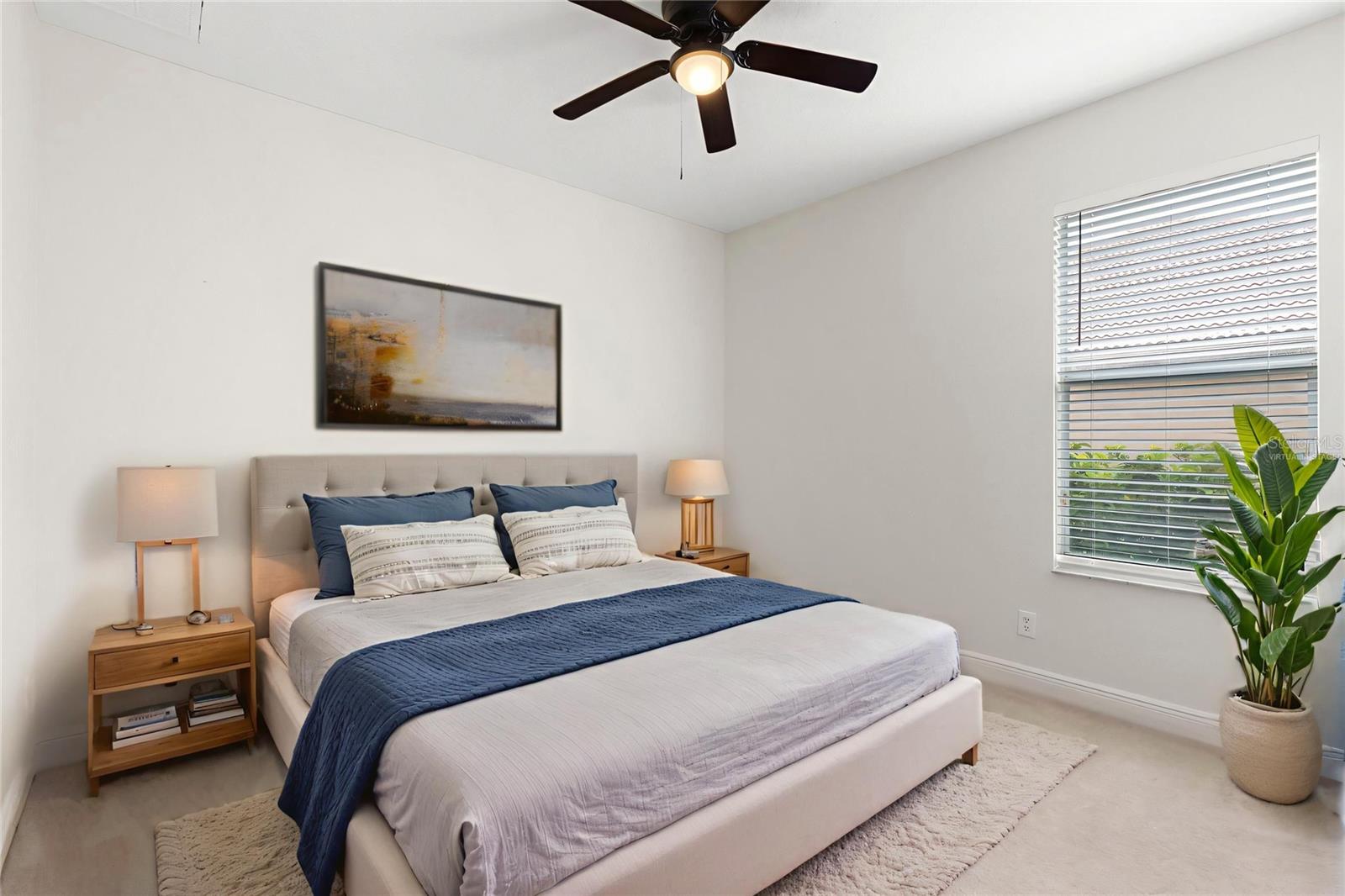 Virtually Staged-Bedroom Four