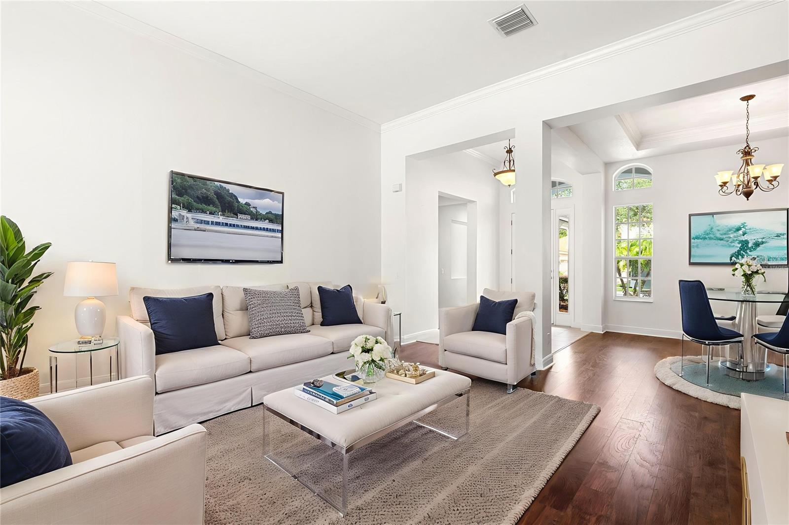 Virtually Staged- Family Room