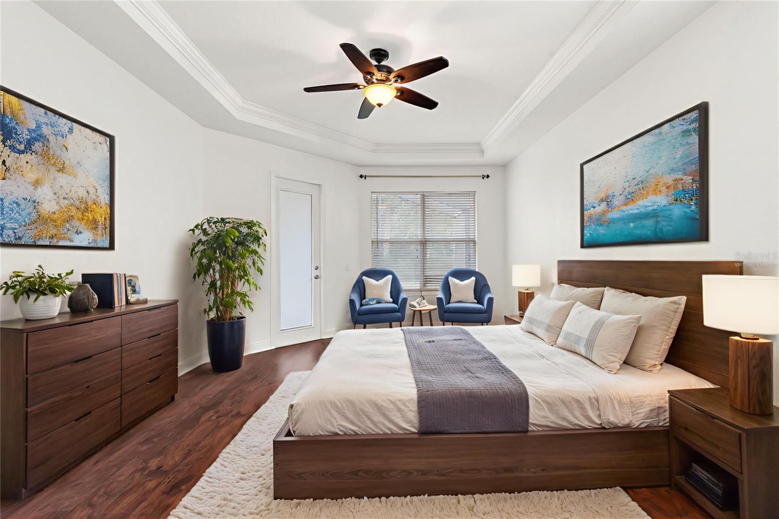 Virtually Staged-Primary Bedroom