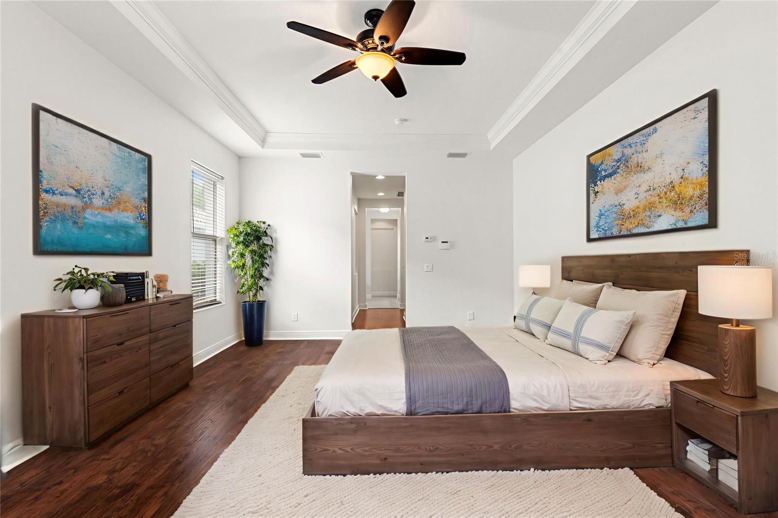Virtually Staged-Primary Bedroom
