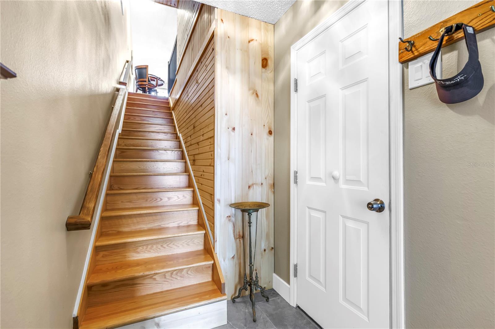 Wood staircase