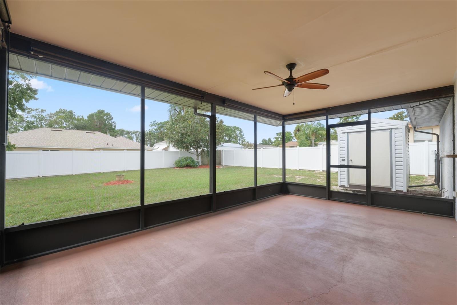 Large covered screened porch!