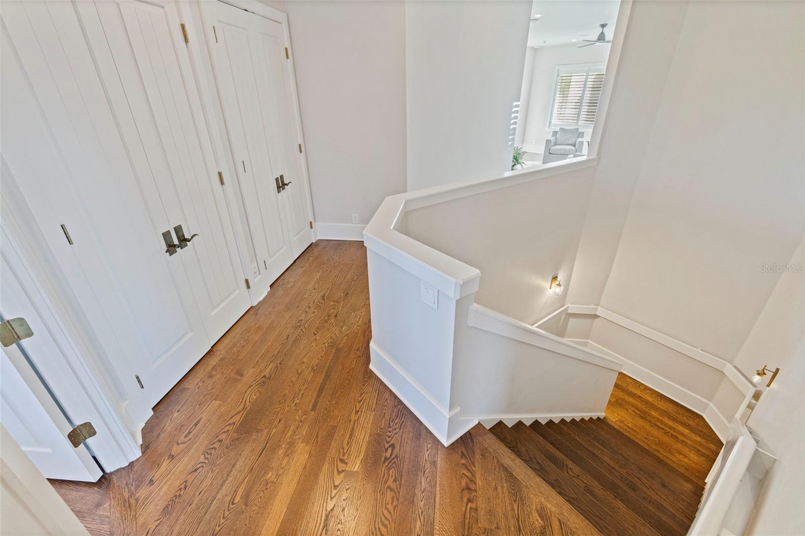 Stair well to upstairs East Wing