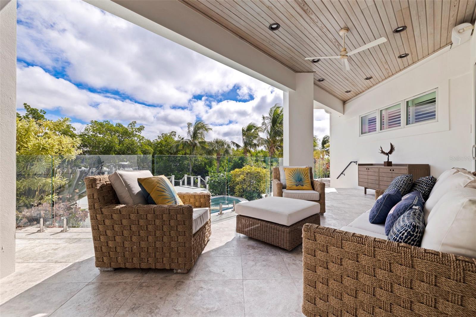 Lower level Back deck off of main living space