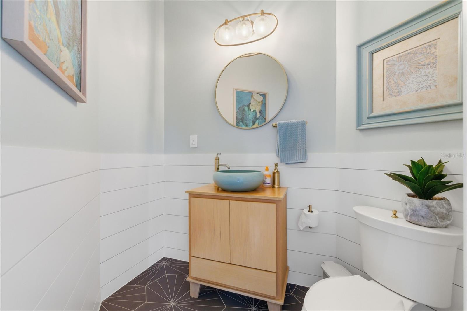 Exterior pool bathroom