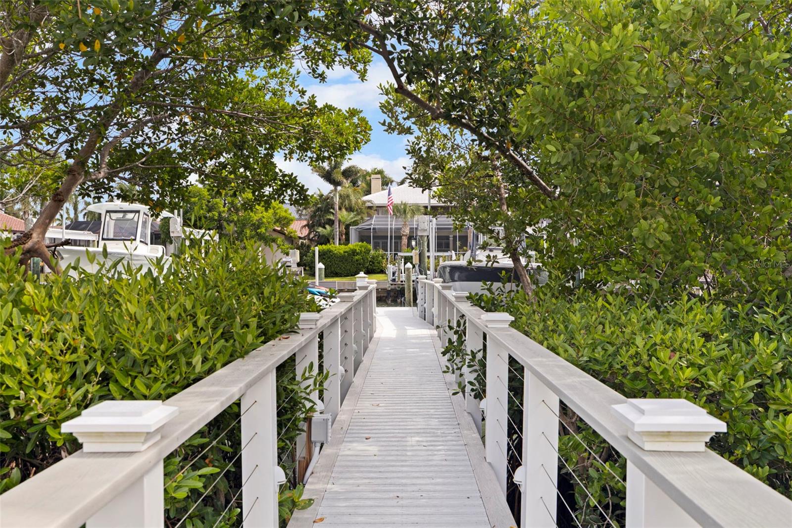 Walkway to dock