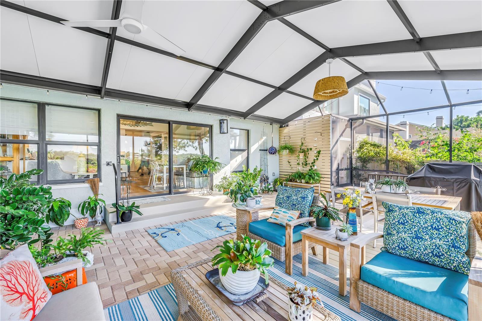 An outdoor extension of living space for an immaculately finished interior design