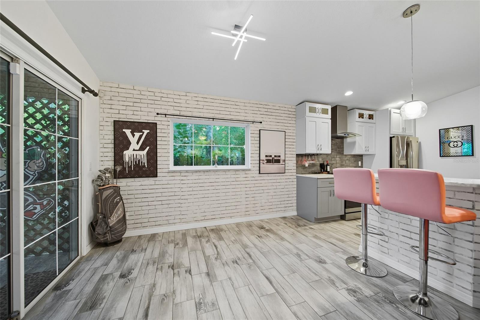 Dinning and kitchen area
