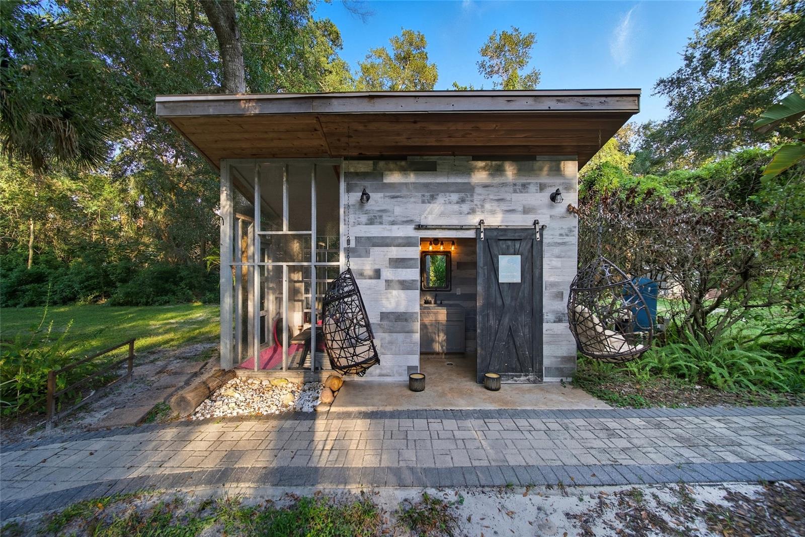 Outdoor bathroom