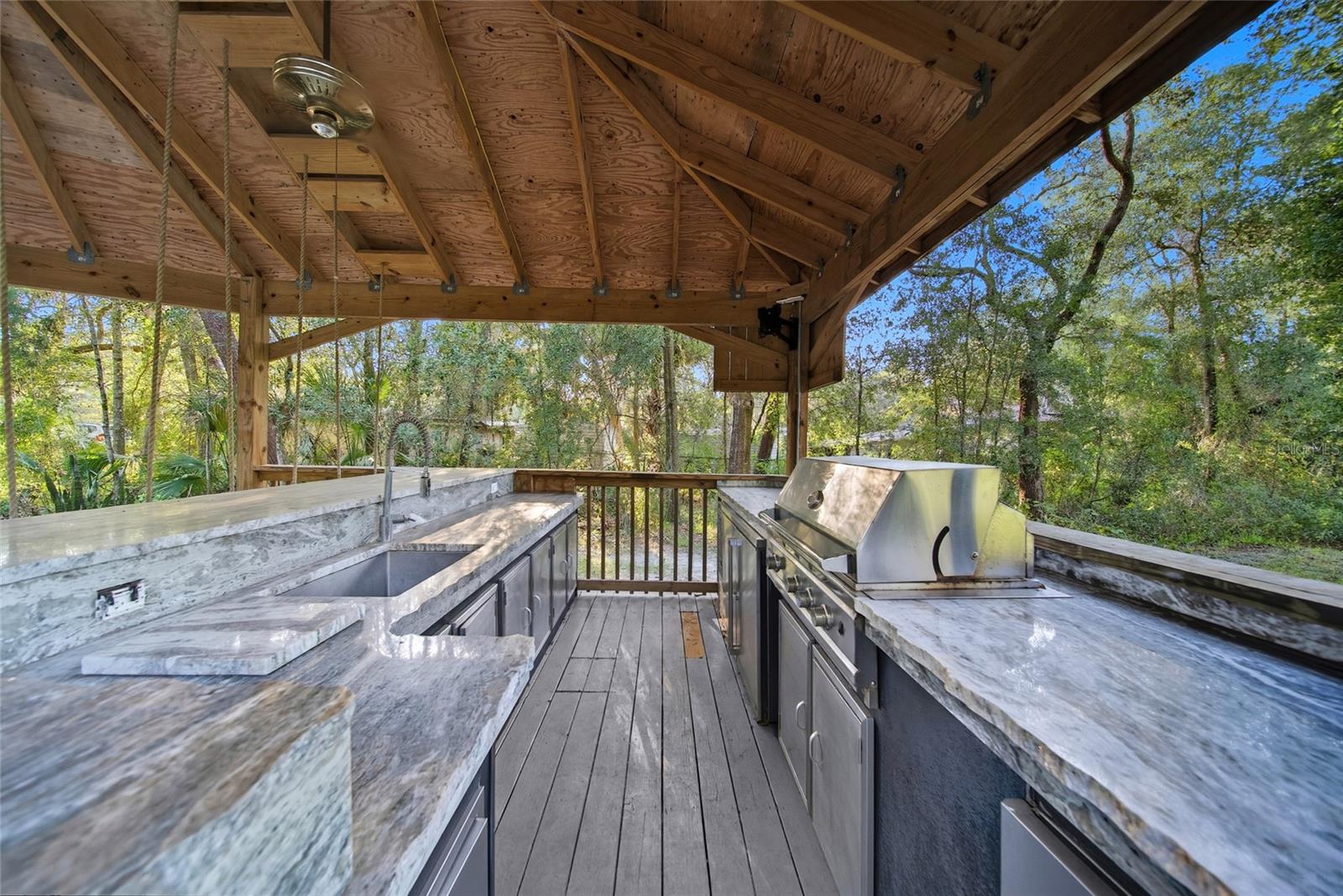 Cabana kitchen area