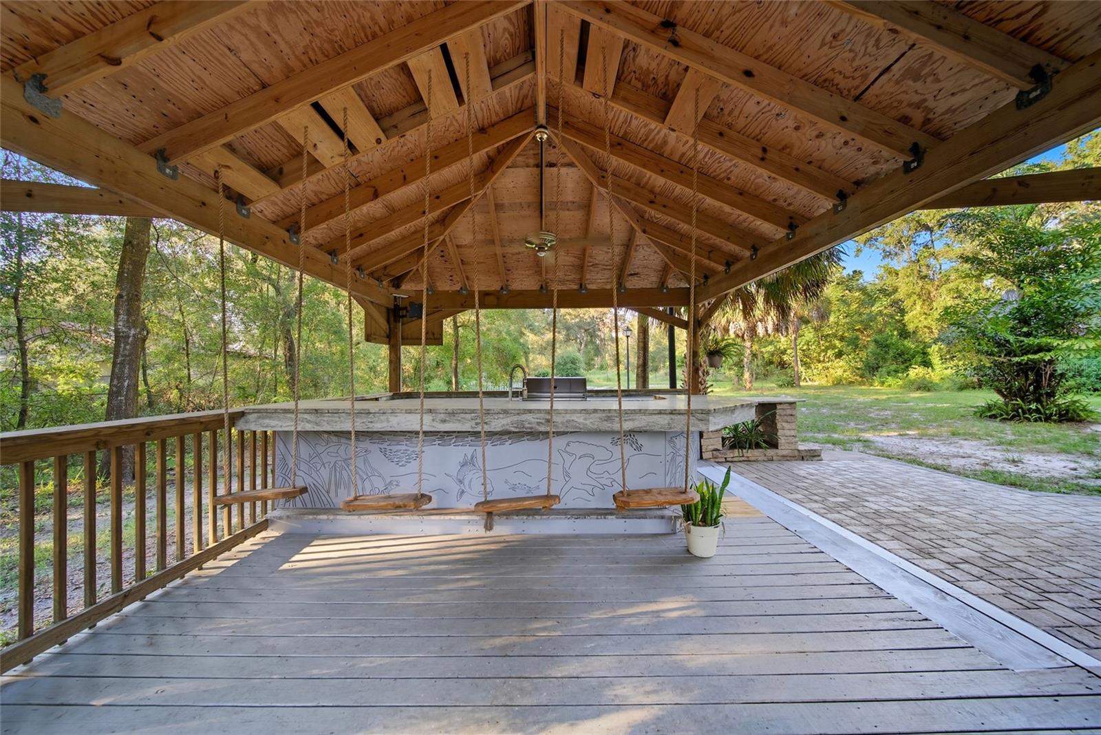 Cabana kitchen area