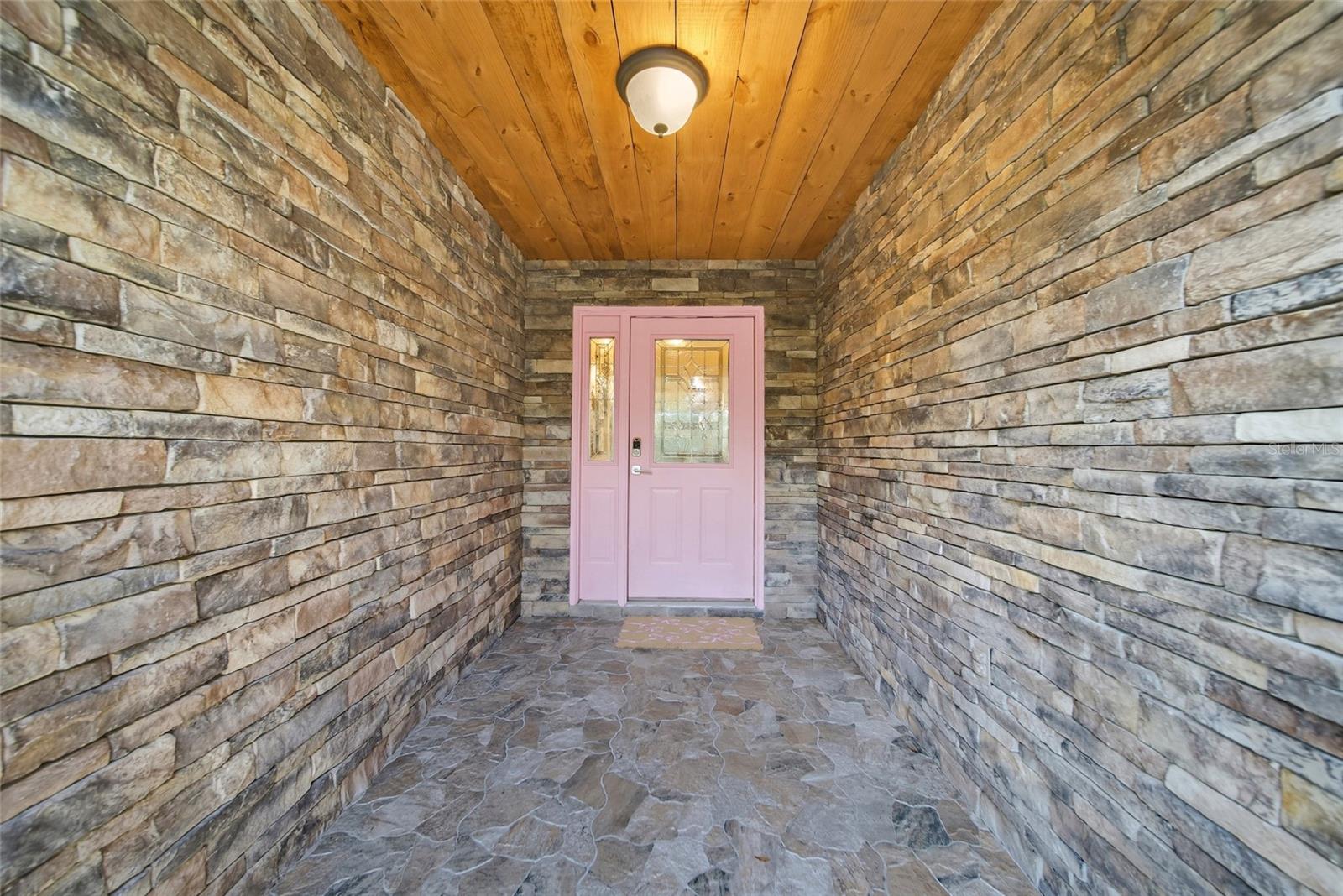 Entrance to the home