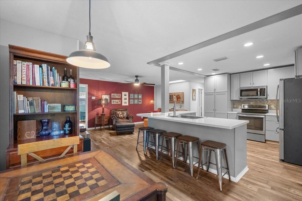 Family Room/ Kitchen Combination