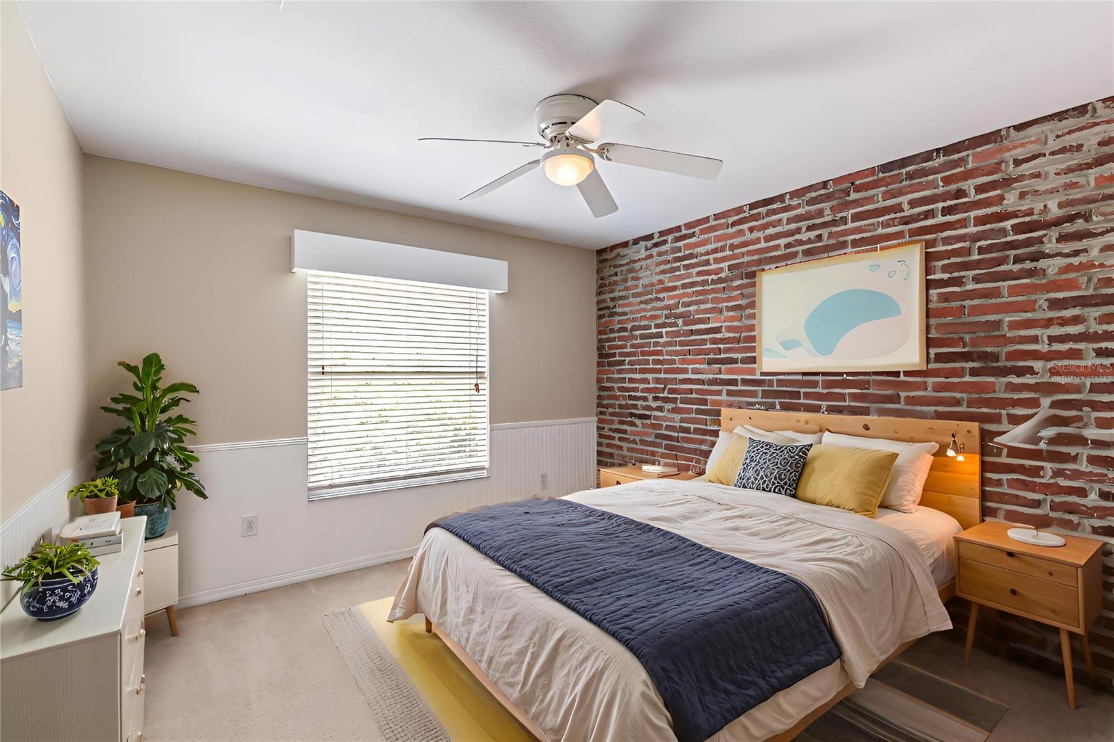 Bedroom 2 Upstairs - Virtually Staged