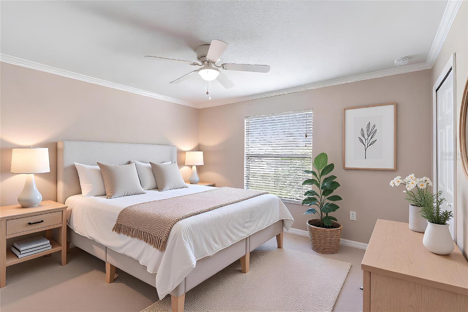 Bedroom 4 Upstairs - Virtually Staged