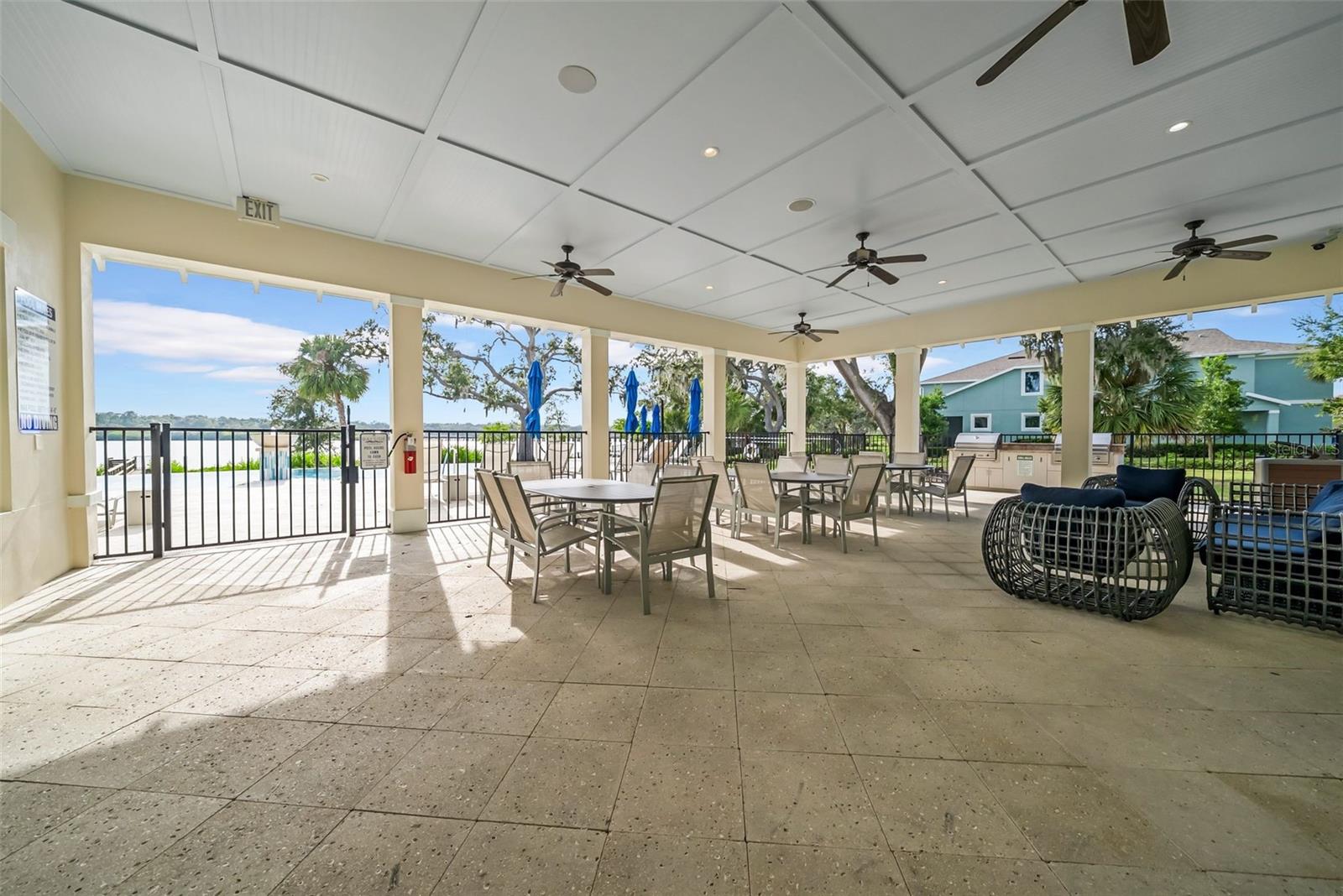 Community BBQ area