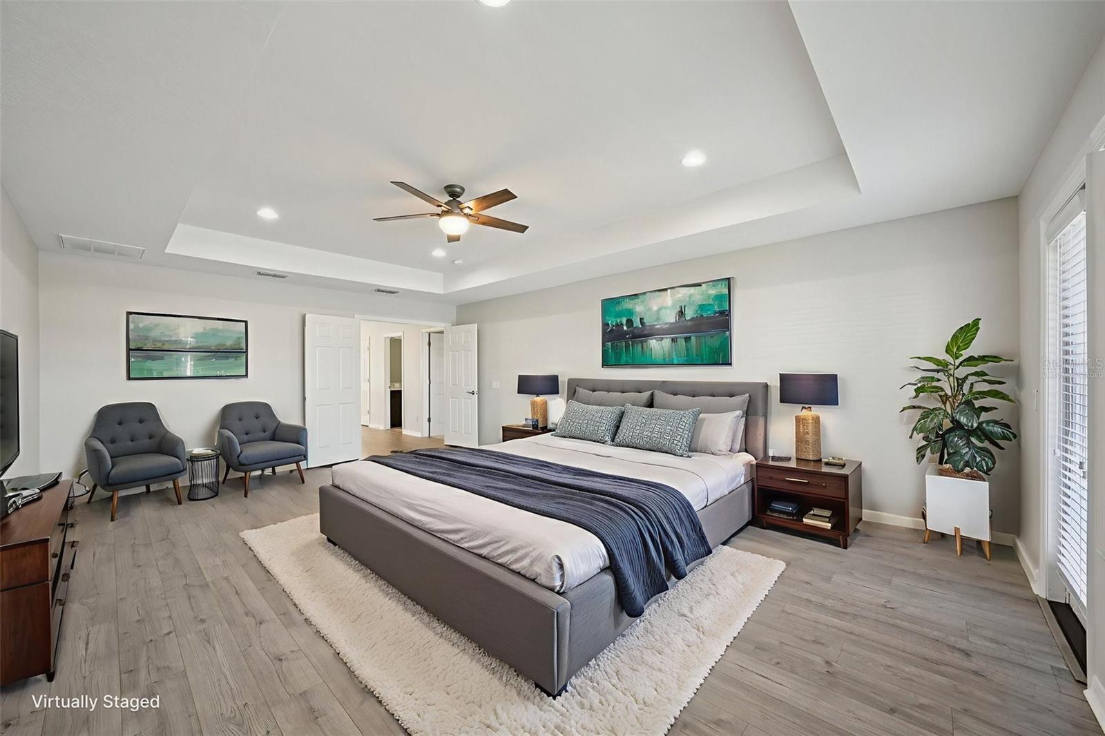 Primary Suite - Virtually Staged