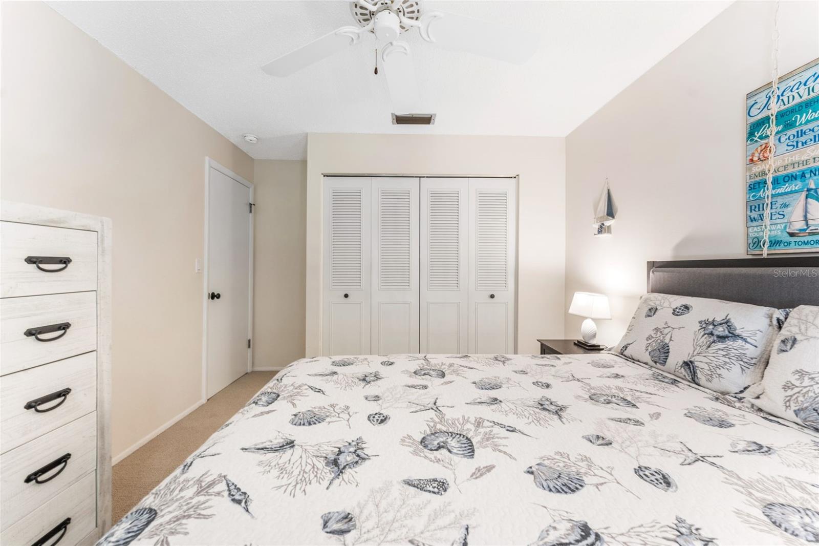 Bedroom #2 with Built in Closet!