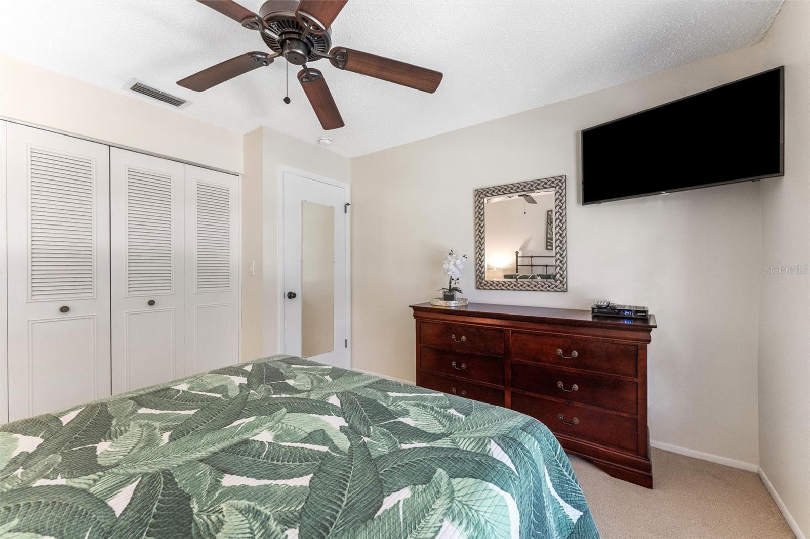 Bedroom #3 with Built in Closet!
