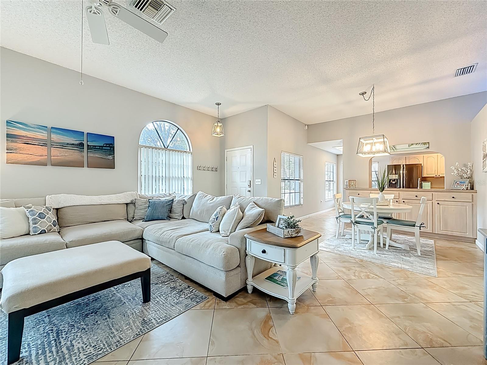 Great Room Open to Dining Area