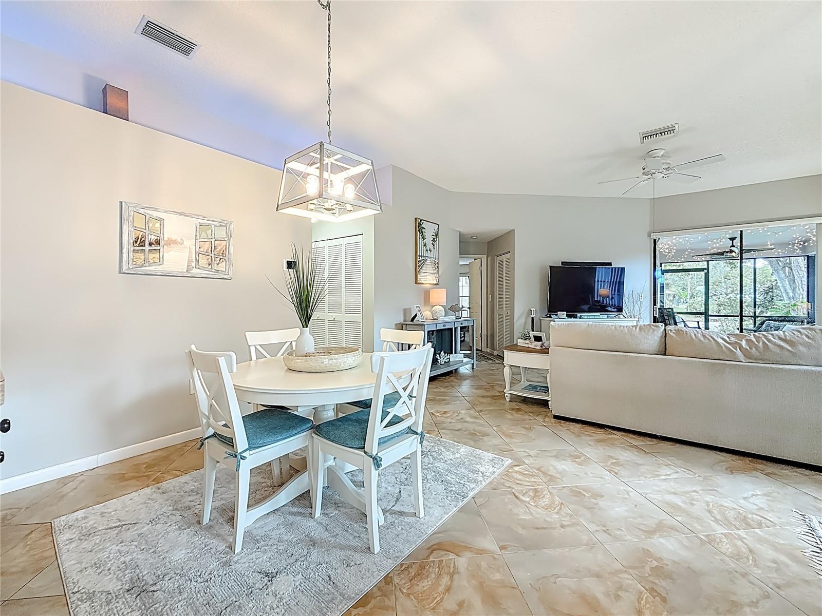 Beautiful Large Tile Flooring Throughout