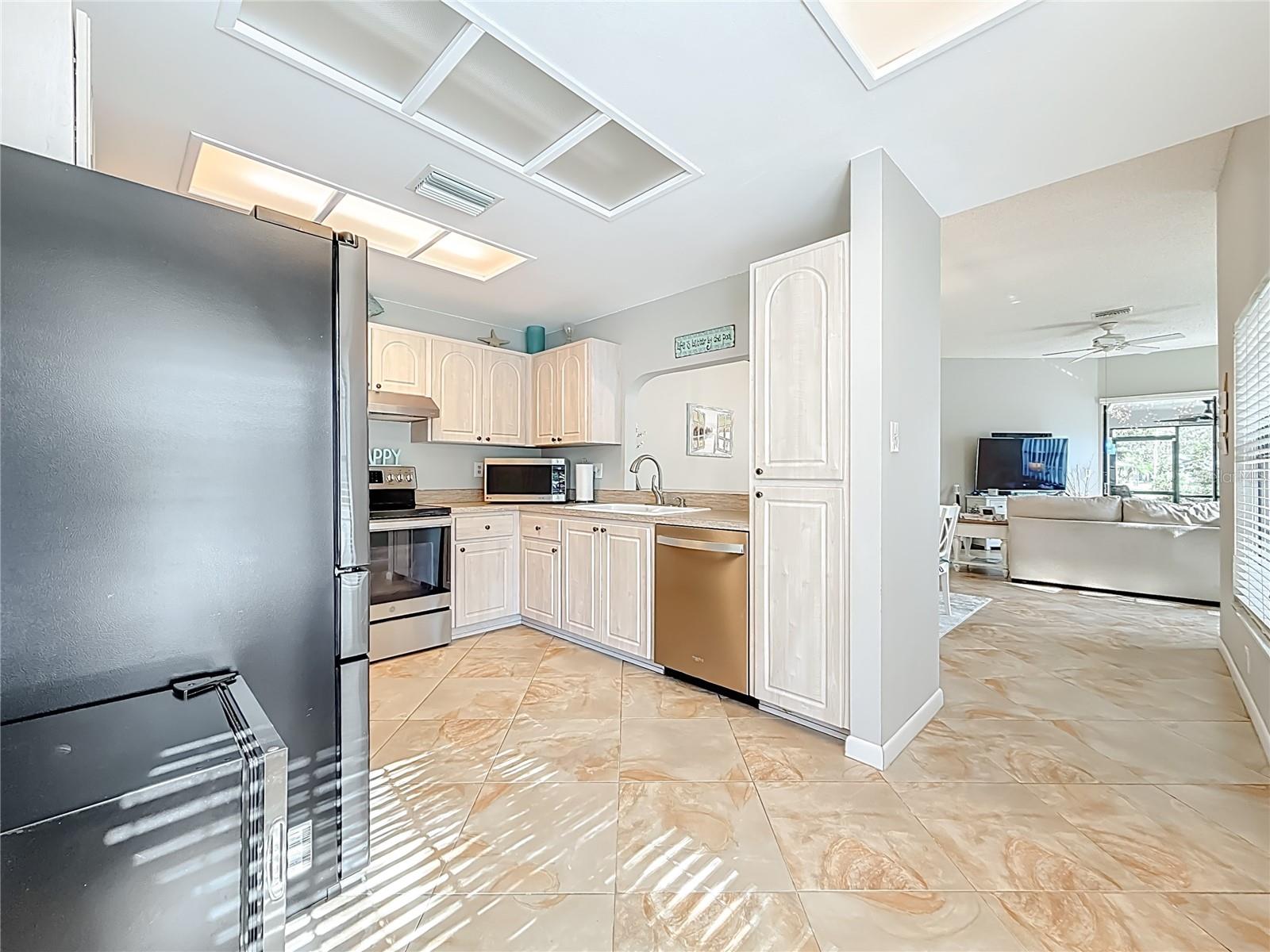 Stainless Steel Appliances, Pantry, and Plenty of Cabinet and Counter Space