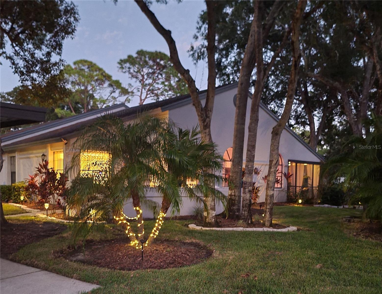 Beautiful Evening Landscaping