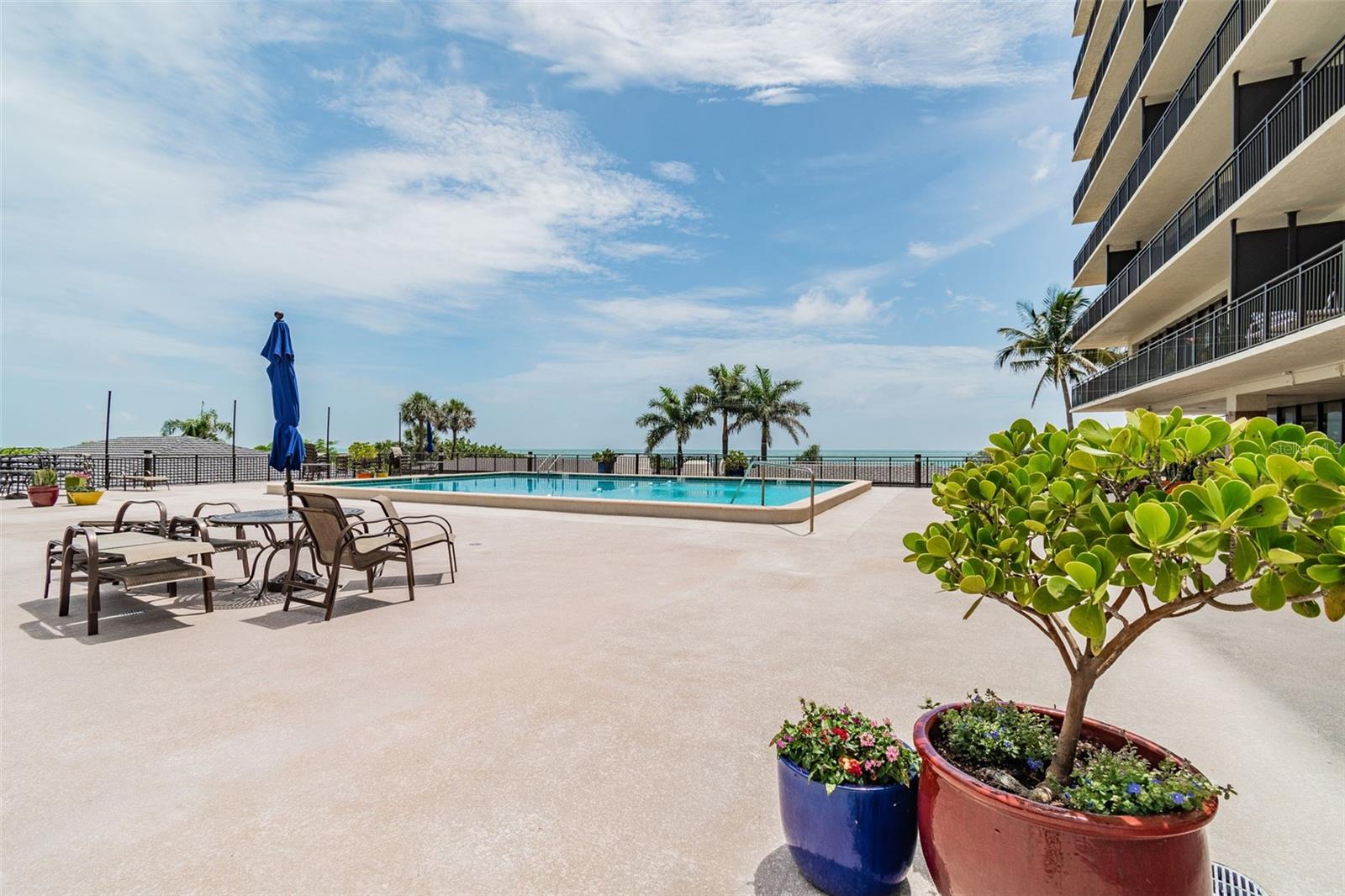 Pool deck