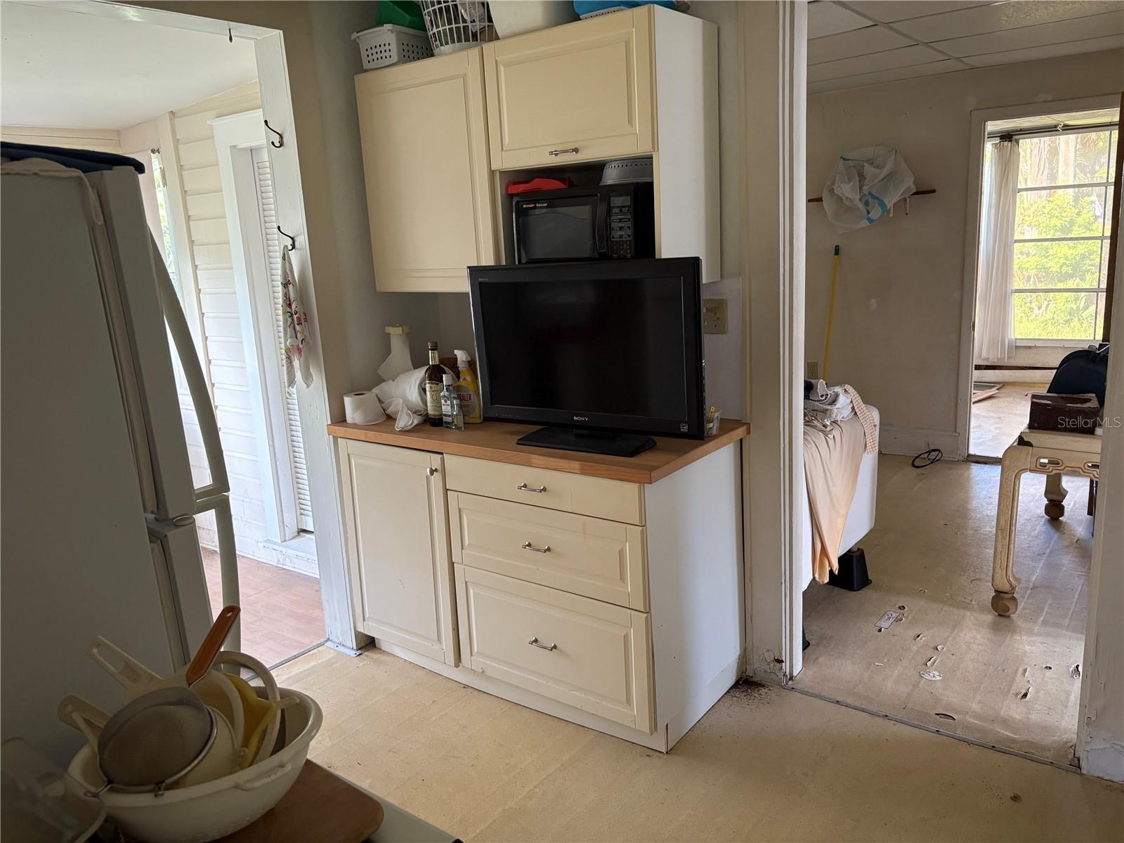 Kitchen area.
