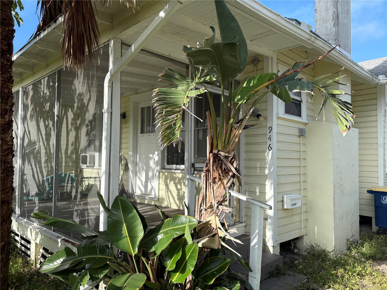 Front of house.