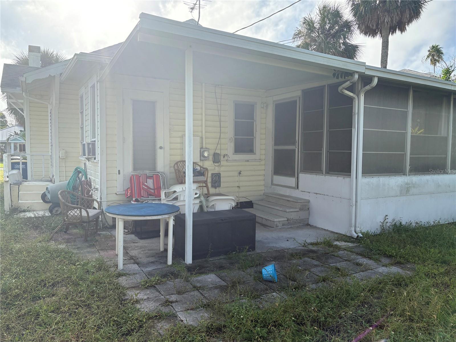 View of rear of house.
