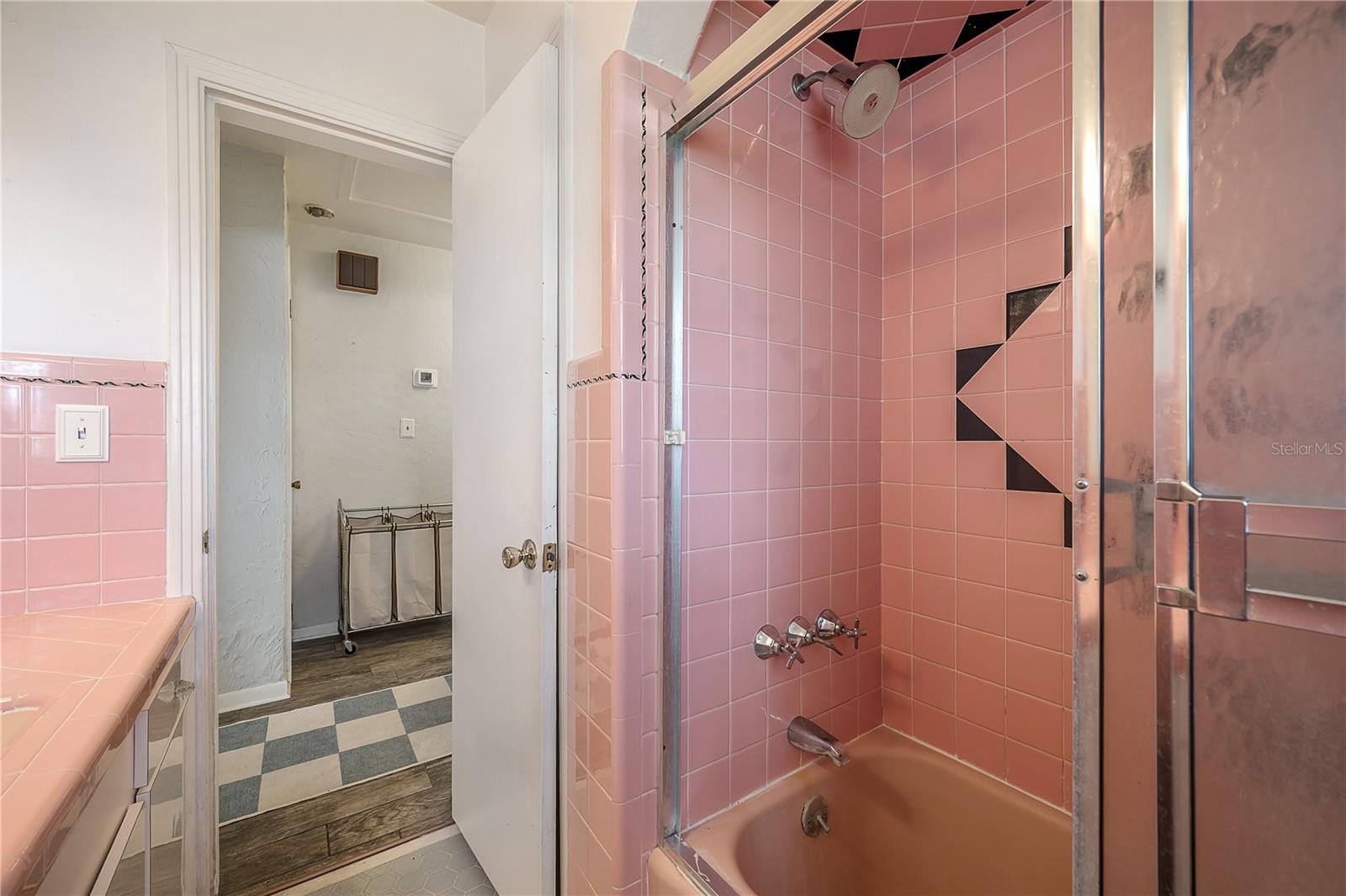The Pretty in Pink Bathroom