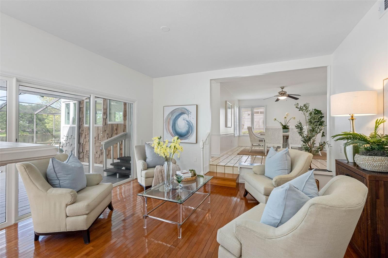 Family room off the Dining Room