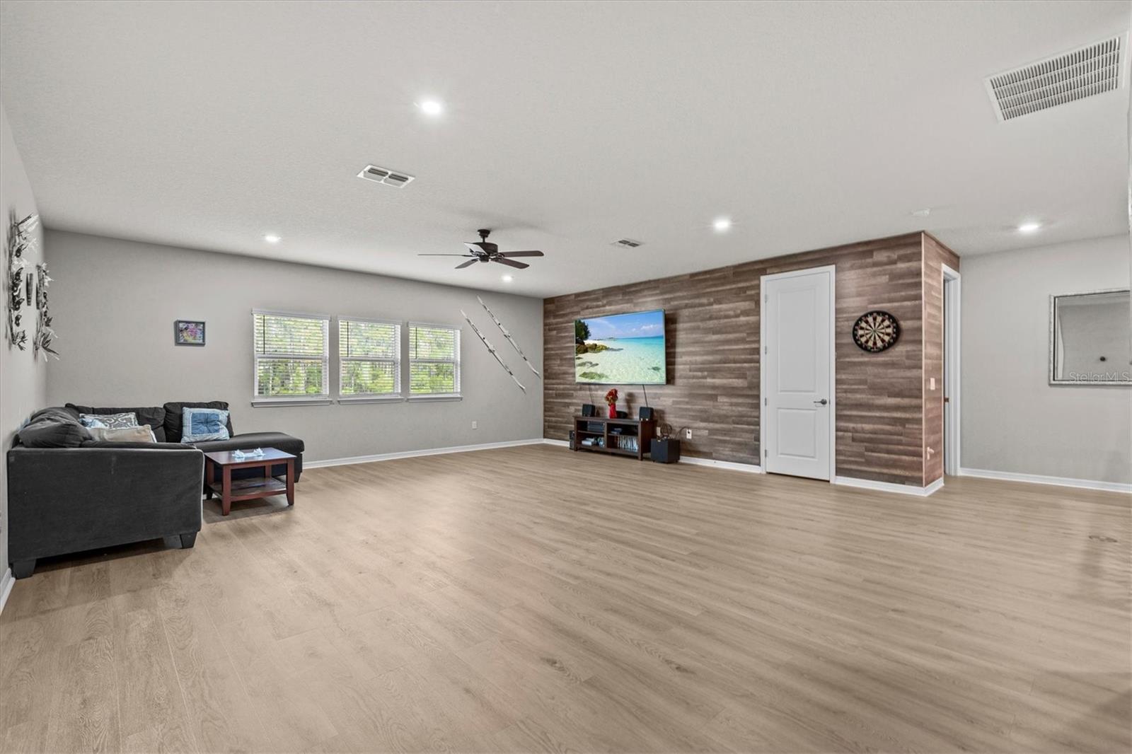 Two Bedrooms and a full bathroom to the Right