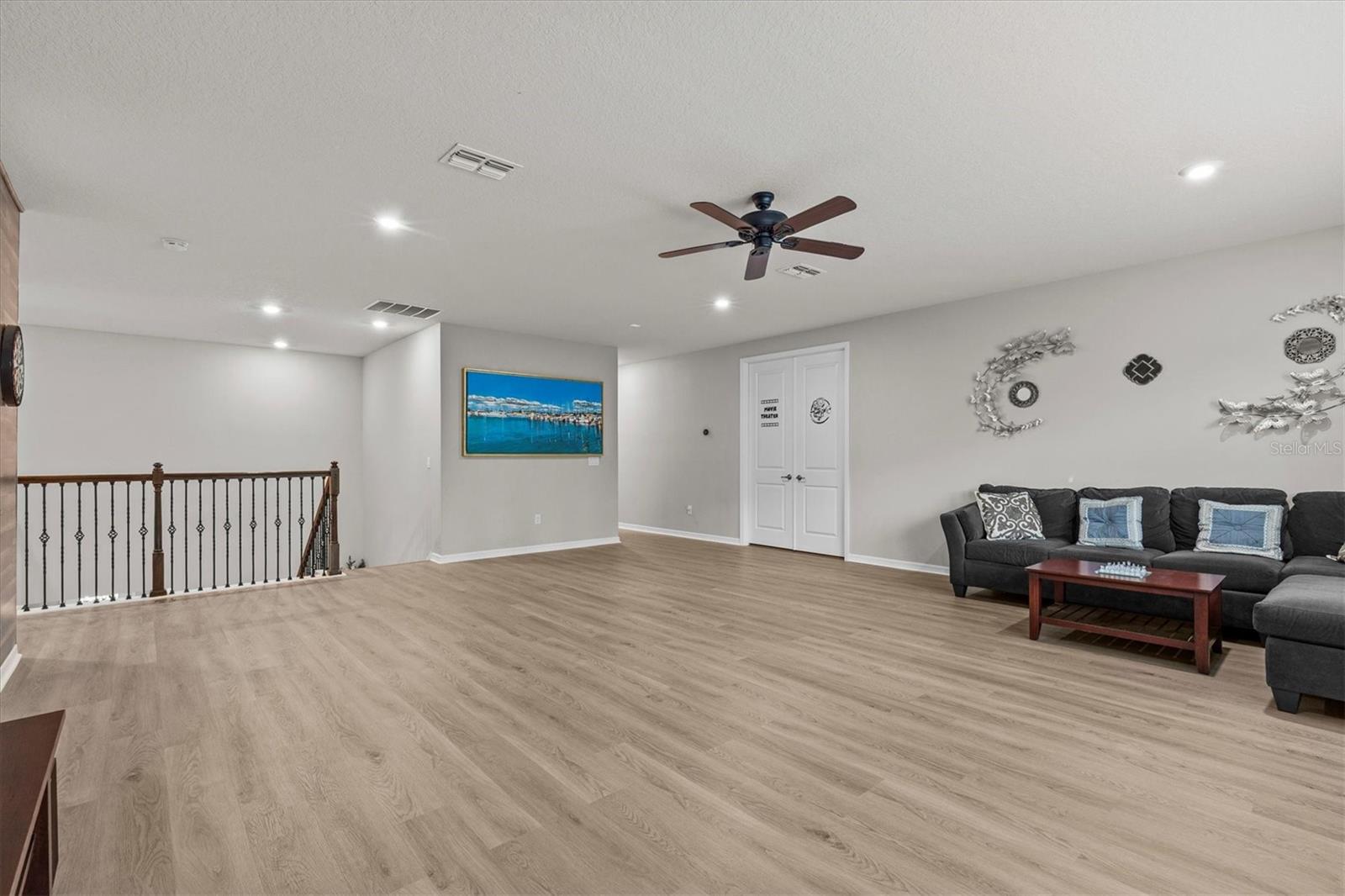 Next 3 Bedrooms and Movie Room on the Right