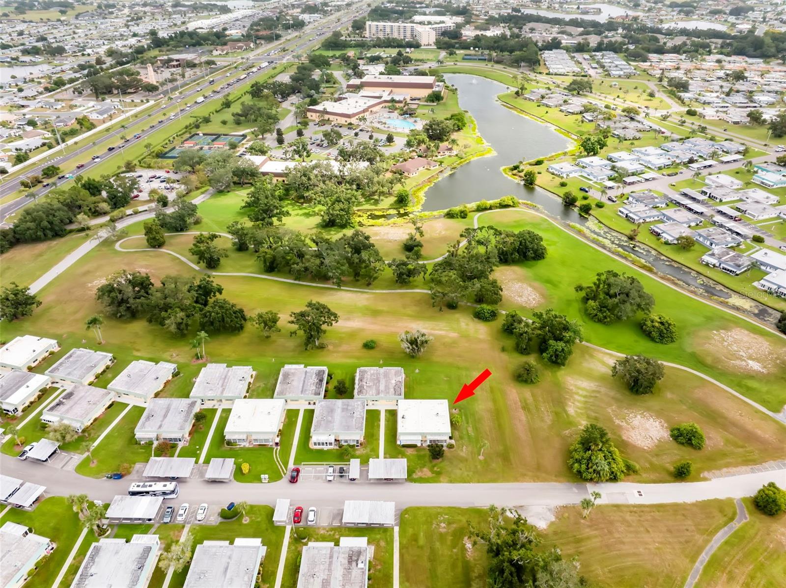 Private Lot with view of the North Club House
