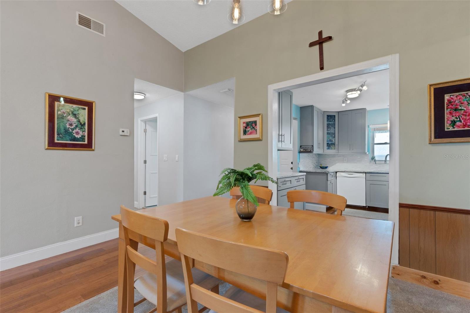 Dining area conveniently off the kitchen