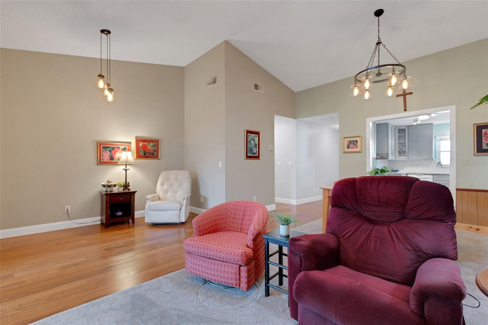 Engineer wood floors with carpet inlay
