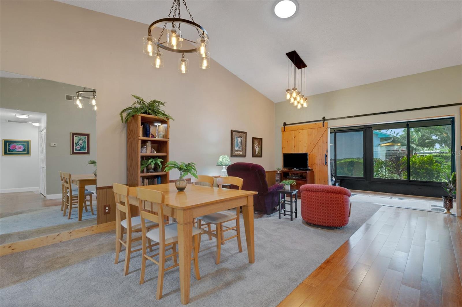 Open, Light and Bright with Vaulted Ceilings