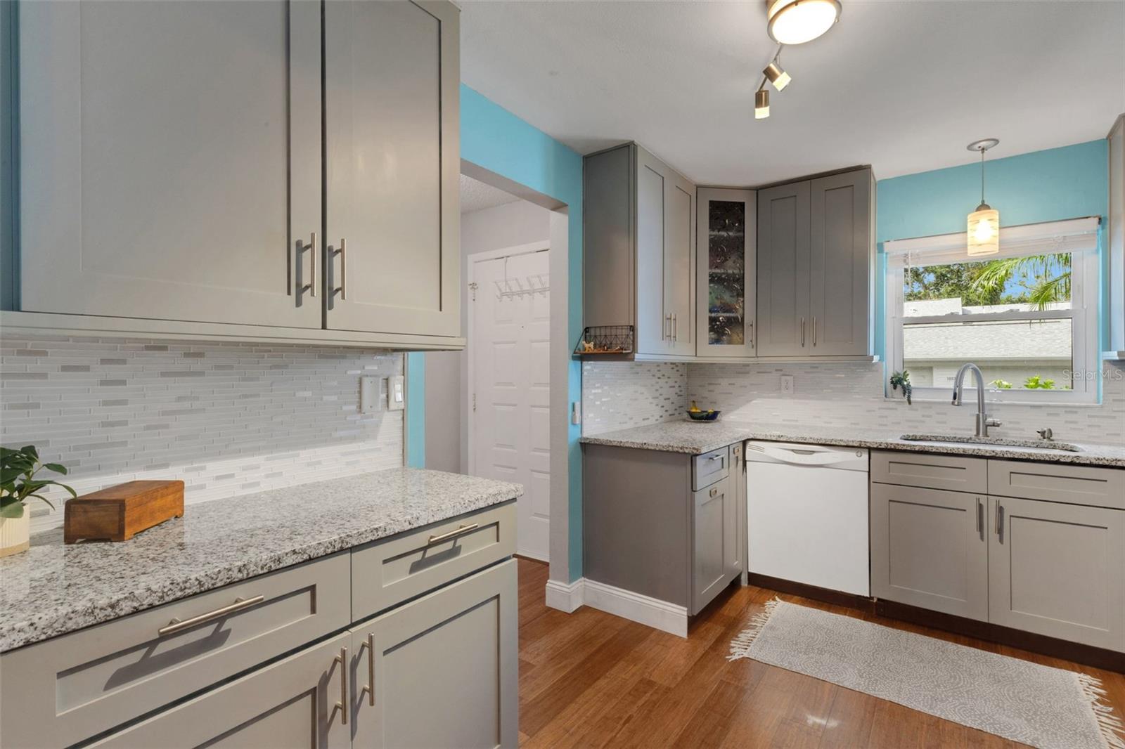 Loads of counter space and storage cabinets