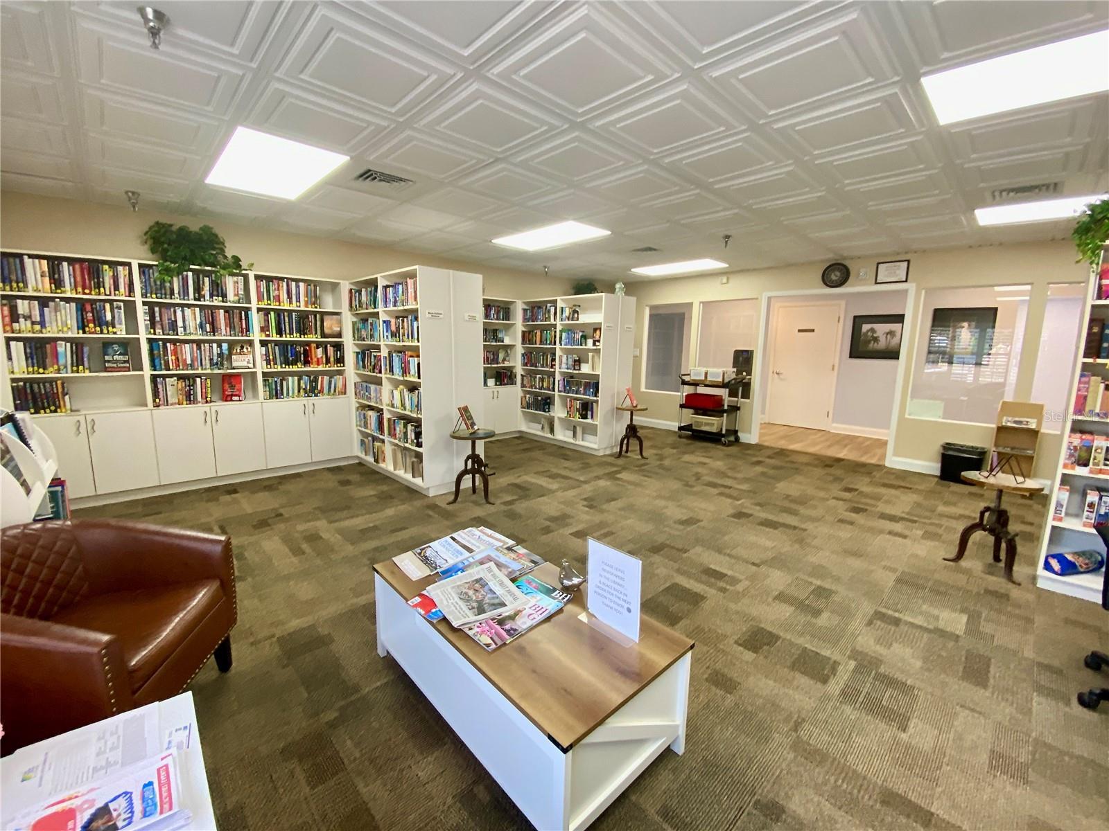 The library to share a book