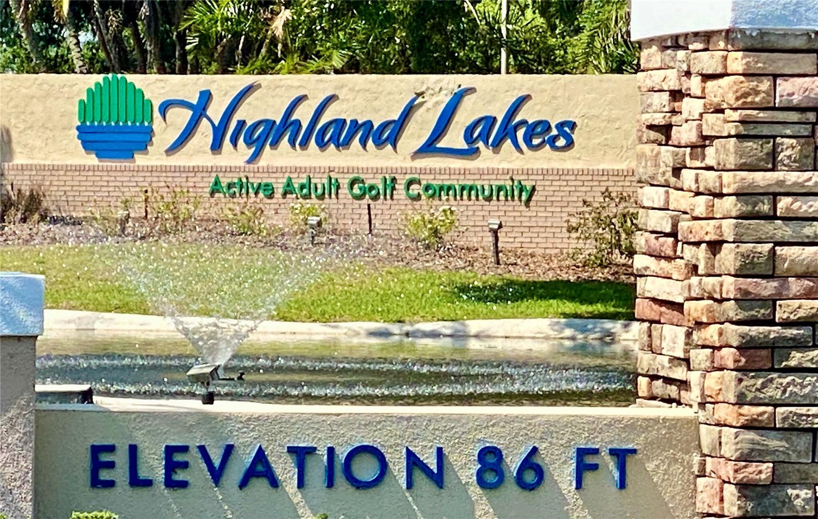 Highland Lakes 86 ft above sea level
