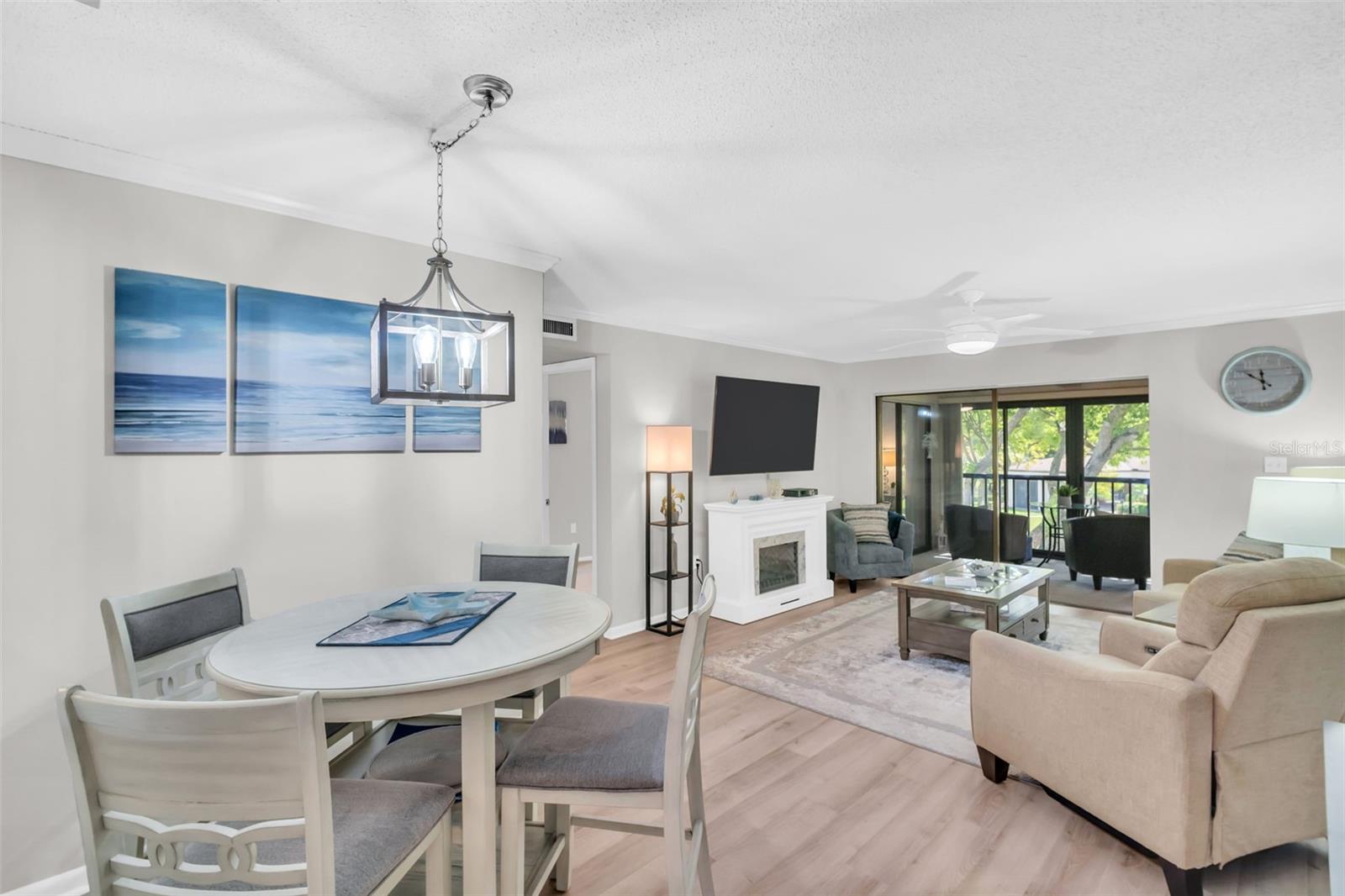 LARGE LIVING/DINING SPACE