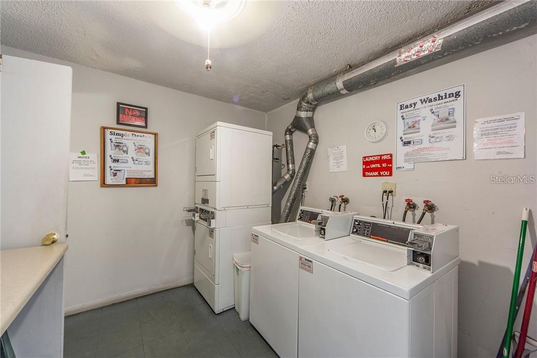 Common laundry area
