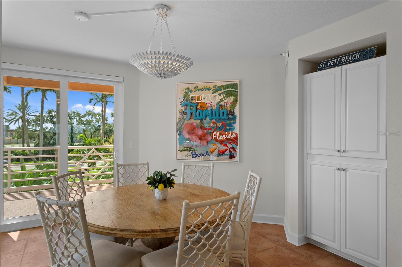 Dining Area with adjacent Balcony