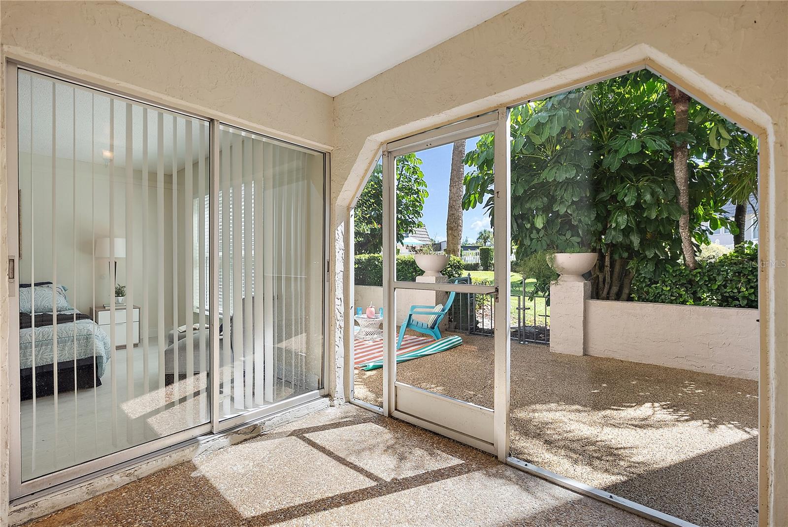 Screened lanai