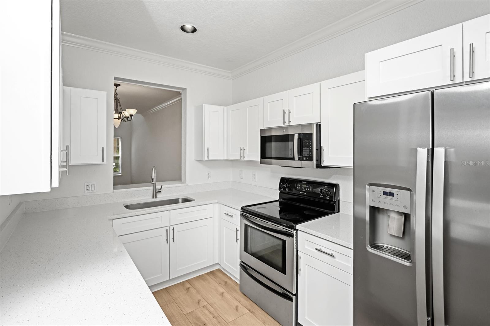 Newly remodeled kitchen