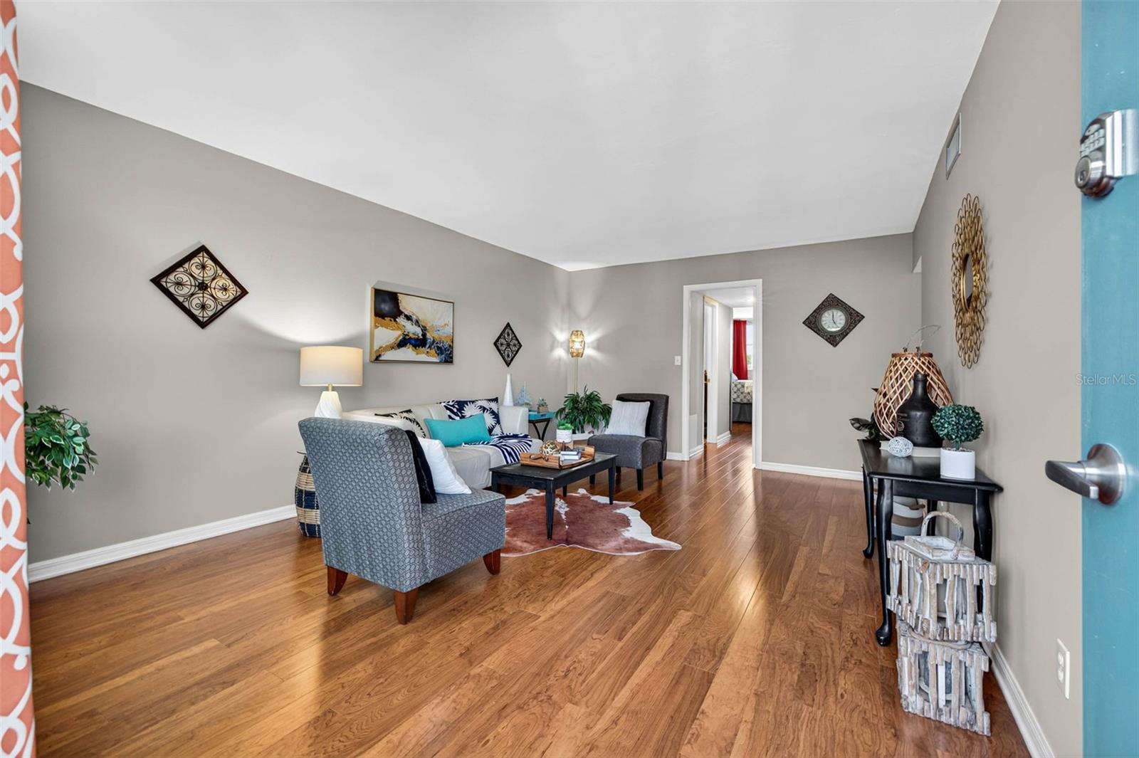 Generously sized living room