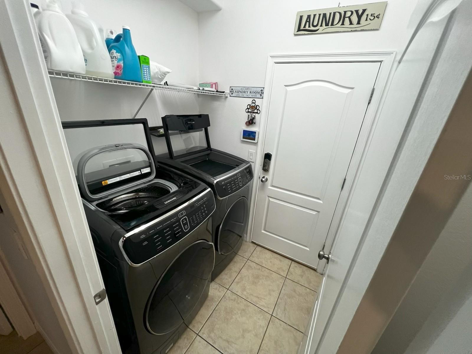 Laundry located on the main floor